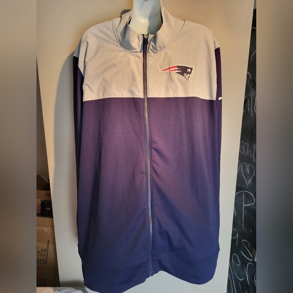 NWOT Patriots Nike Blue and Gray Sport  Jacket ,size XL - Picture 3 of 7